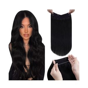 NIB 100% Human Hair Invisible Wire